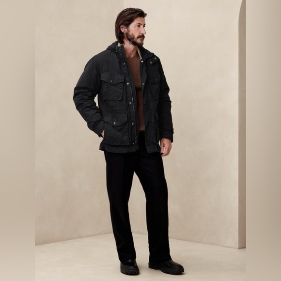 NWT! Banana Republic Black Florencio 3-in-1 Parka - Size XL - Picture 1 of 7